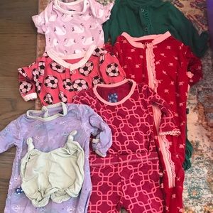 Kickee Pants Lot of 6 NB & 0-3